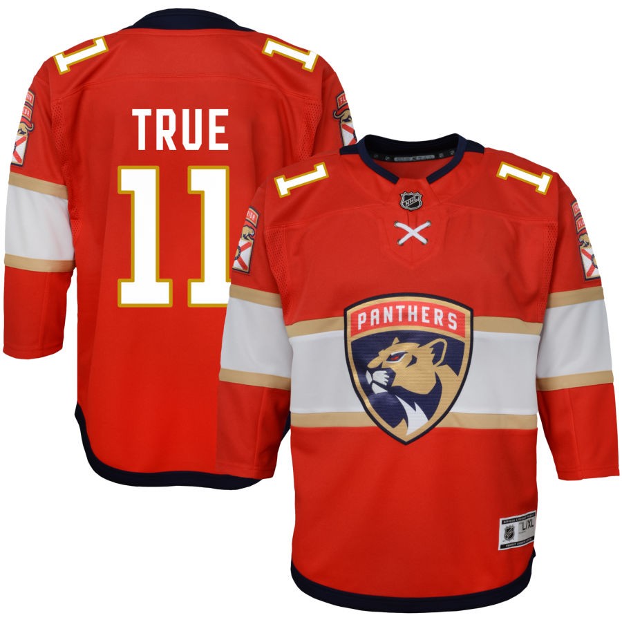Alexander True Florida Panthers Youth Home Premier Jersey - Red