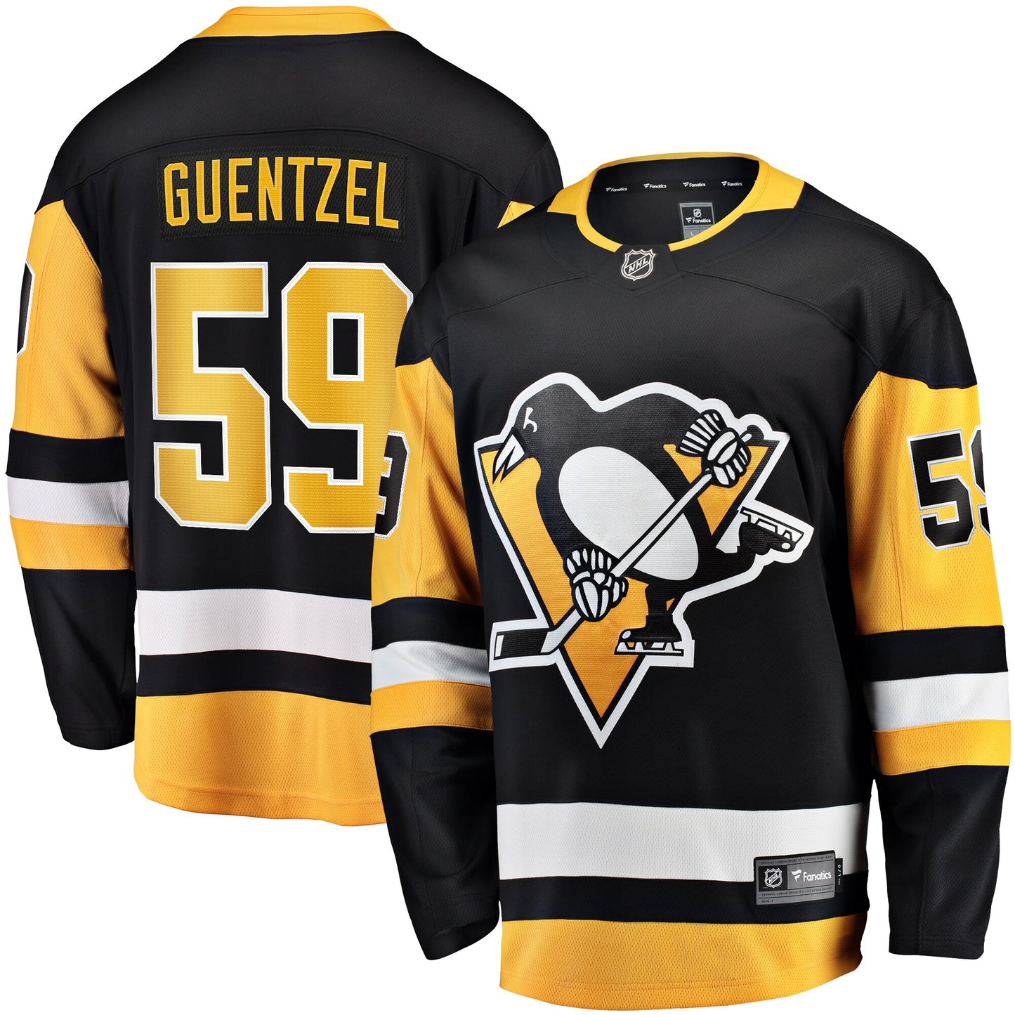 Jake Guentzel Pittsburgh Penguins Fanatics Branded Home Premier Breakaway Player Jersey - Black
