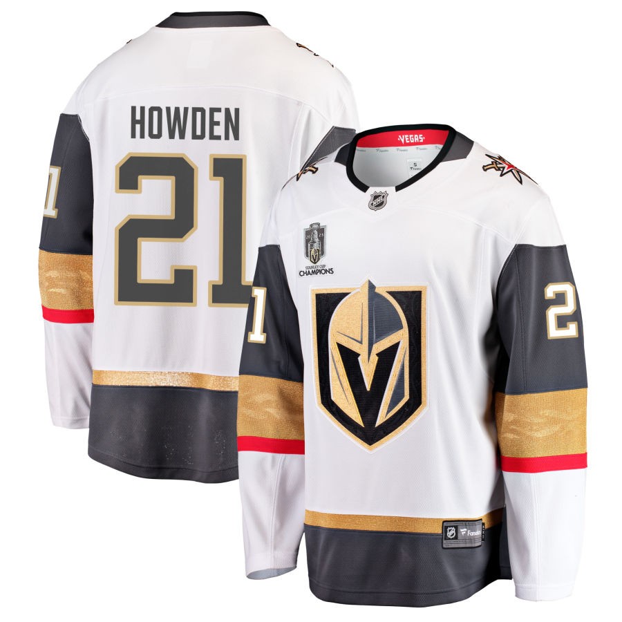 Brett Howden  Vegas Golden Knights Fanatics Branded 2023 Stanley Cup Champions Away Breakaway Jersey - White