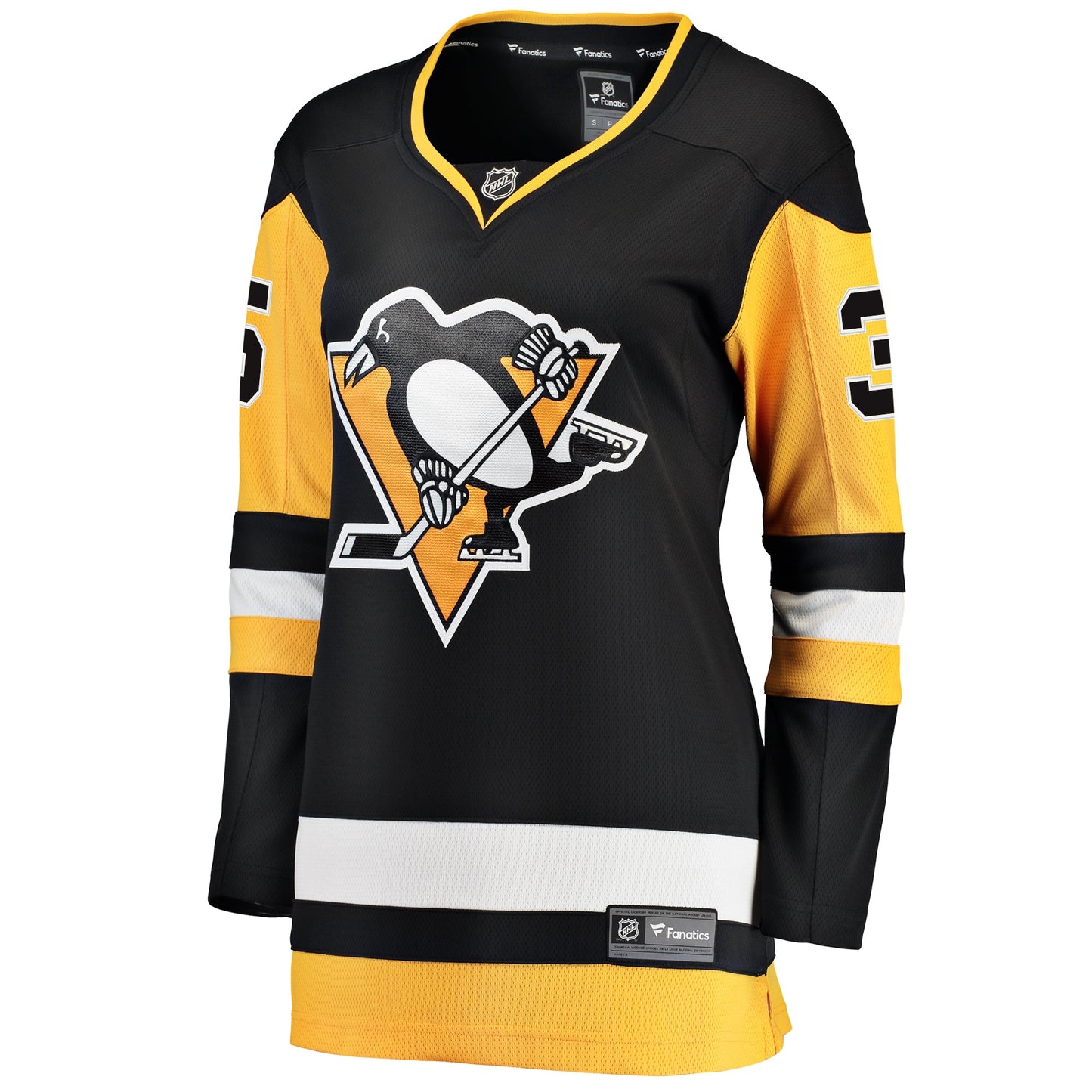 Tristan Jarry Pittsburgh Penguins Fanatics Branded Women's Premier Breakaway Player Jersey - Black