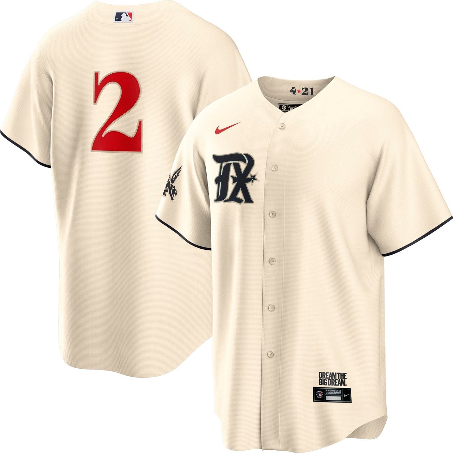Nike Men's Texas Rangers Semien City Connect Replica Jersey