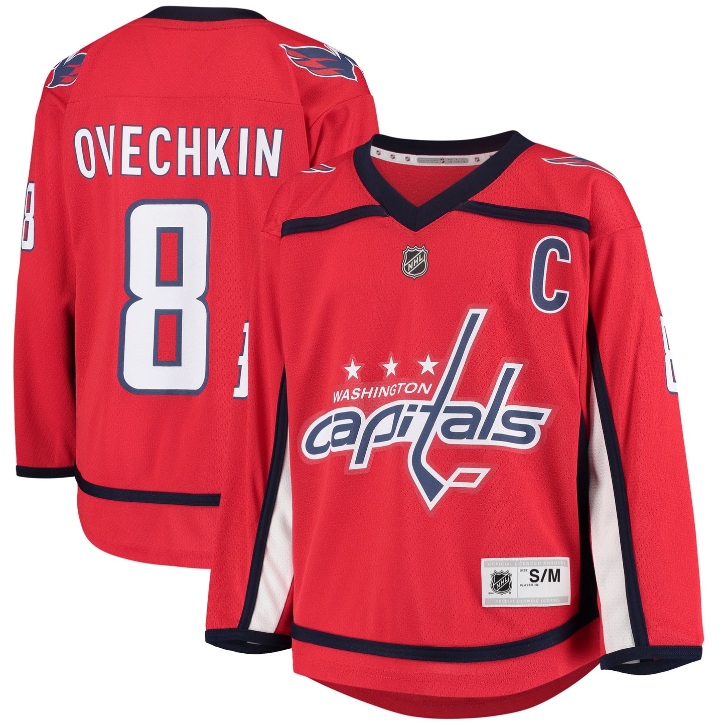 Alexander Ovechkin Washington Capitals Youth Home Replica Player Jersey - Red