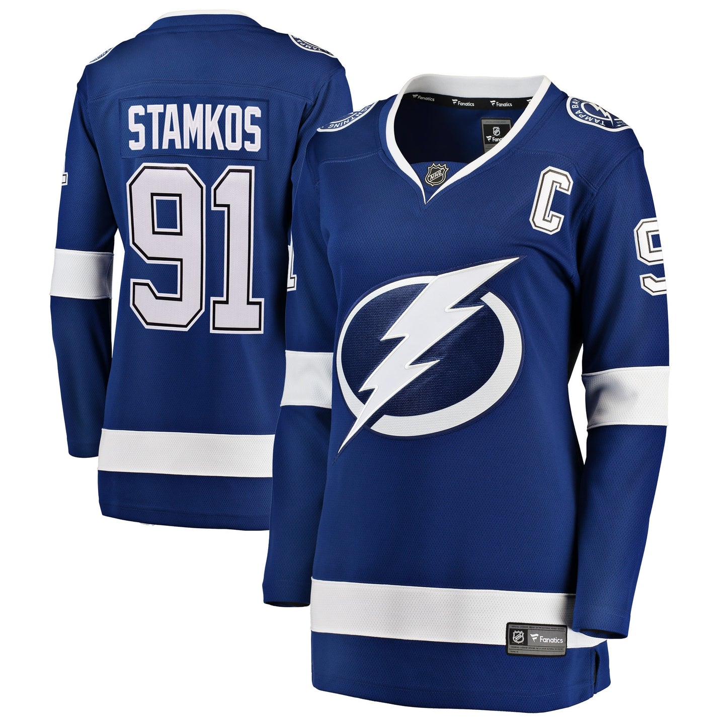 Steven Stamkos Tampa Bay Lightning Fanatics Branded Women's Home Breakaway Player Jersey - Blue