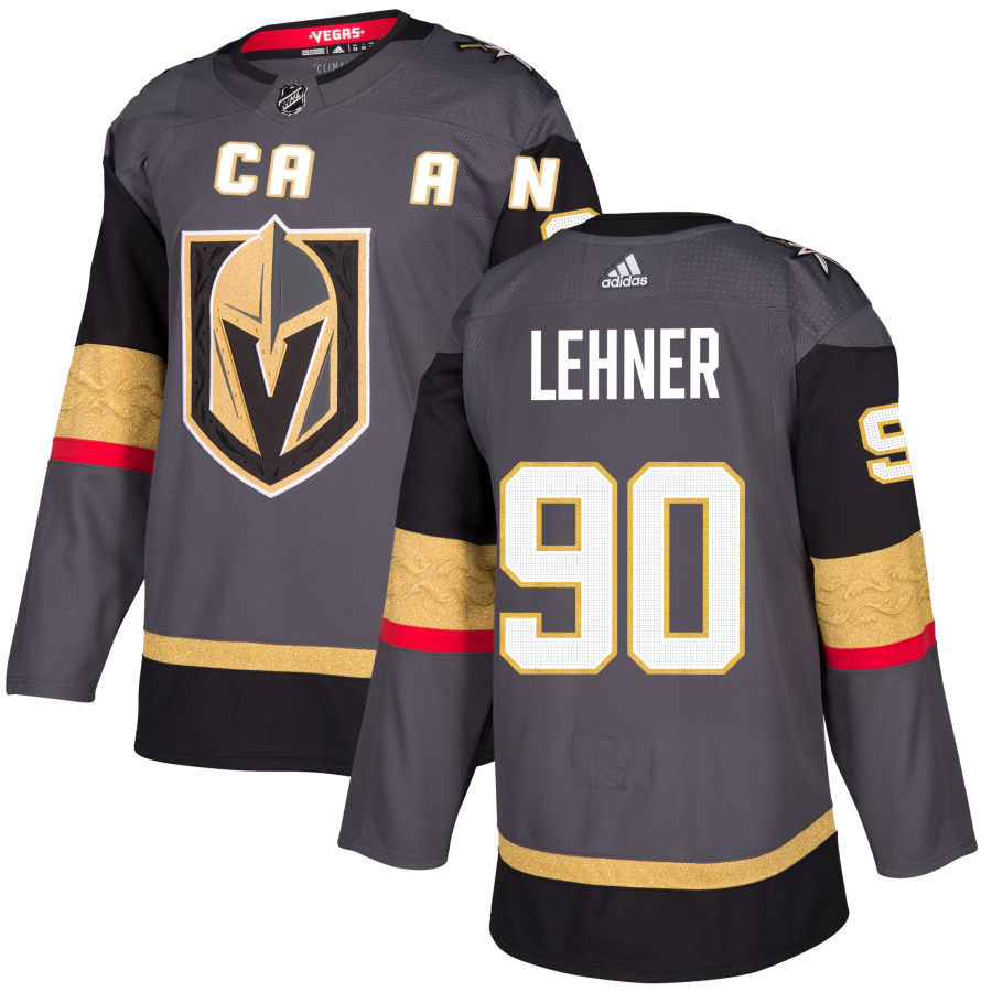 Robin Lehner Vegas Golden Knights adidas Alternate Authentic Jersey - Gray