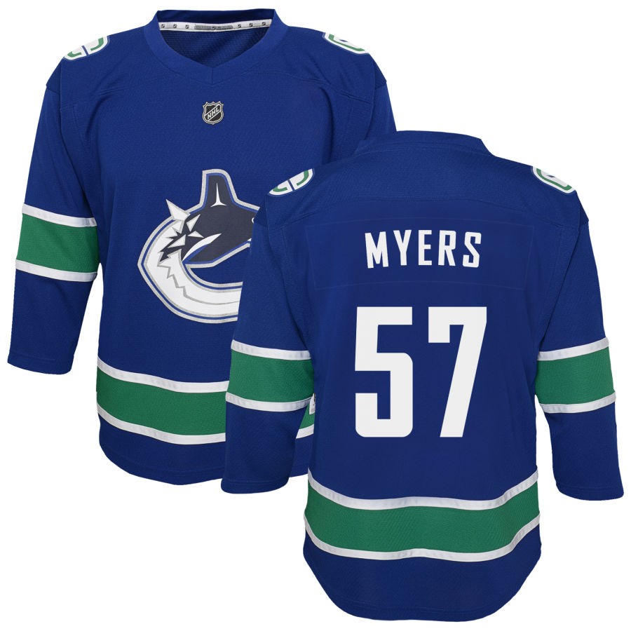 Tyler Myers Vancouver Canucks Youth Replica Jersey - Blue