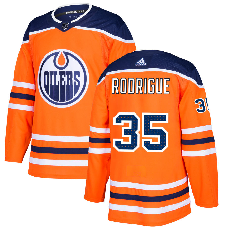Olivier Rodrigue Edmonton Oilers adidas Authentic Jersey - Orange
