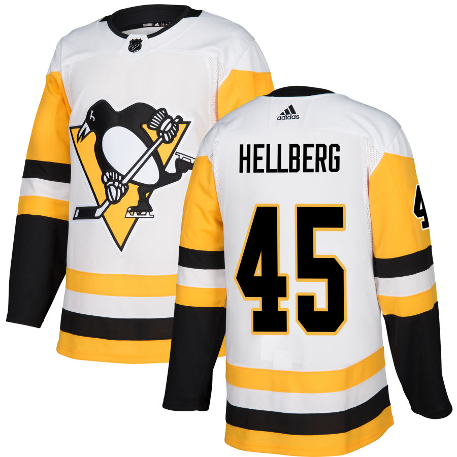 Magnus Hellberg Pittsburgh Penguins adidas Authentic Jersey - White