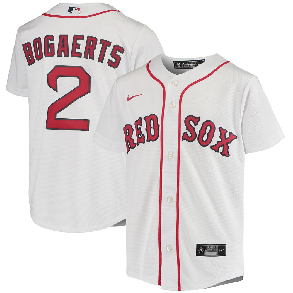 Youth Boston Red Sox Xander Bogaerts Home Player Jersey - White