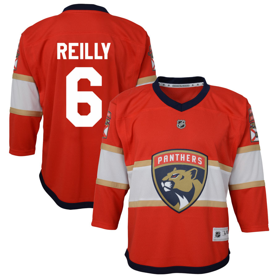 Mike Reilly Florida Panthers Youth Home Replica Jersey - Red